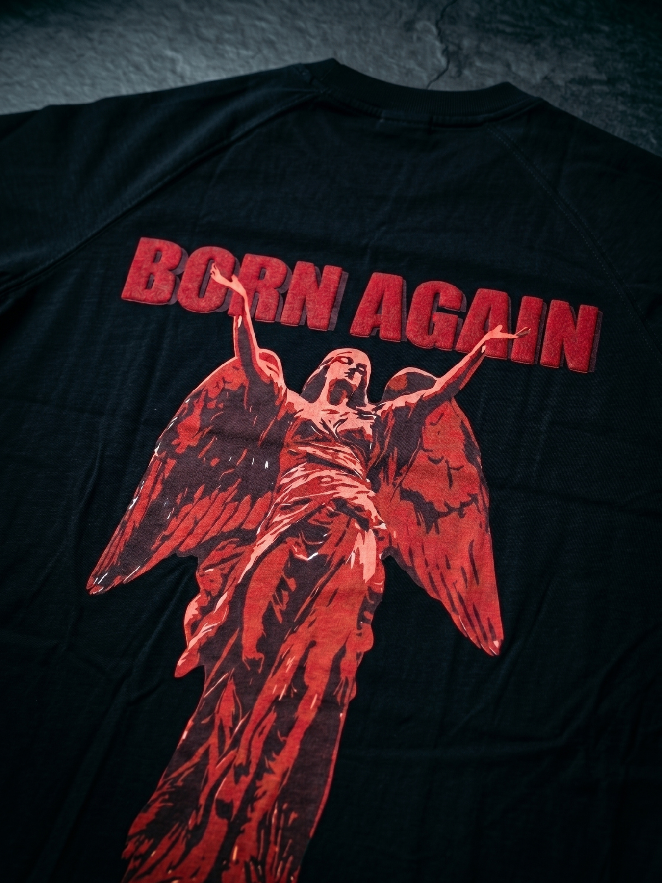 Born Again Zero-G Raglan - Black