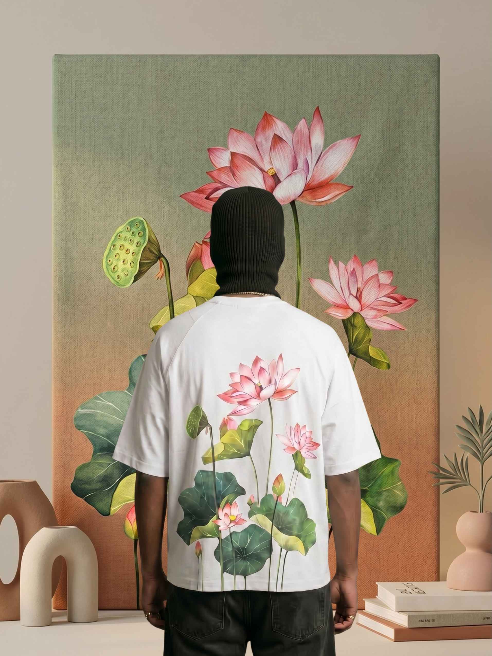 "White lotus"  Zero-G Raglan - White
