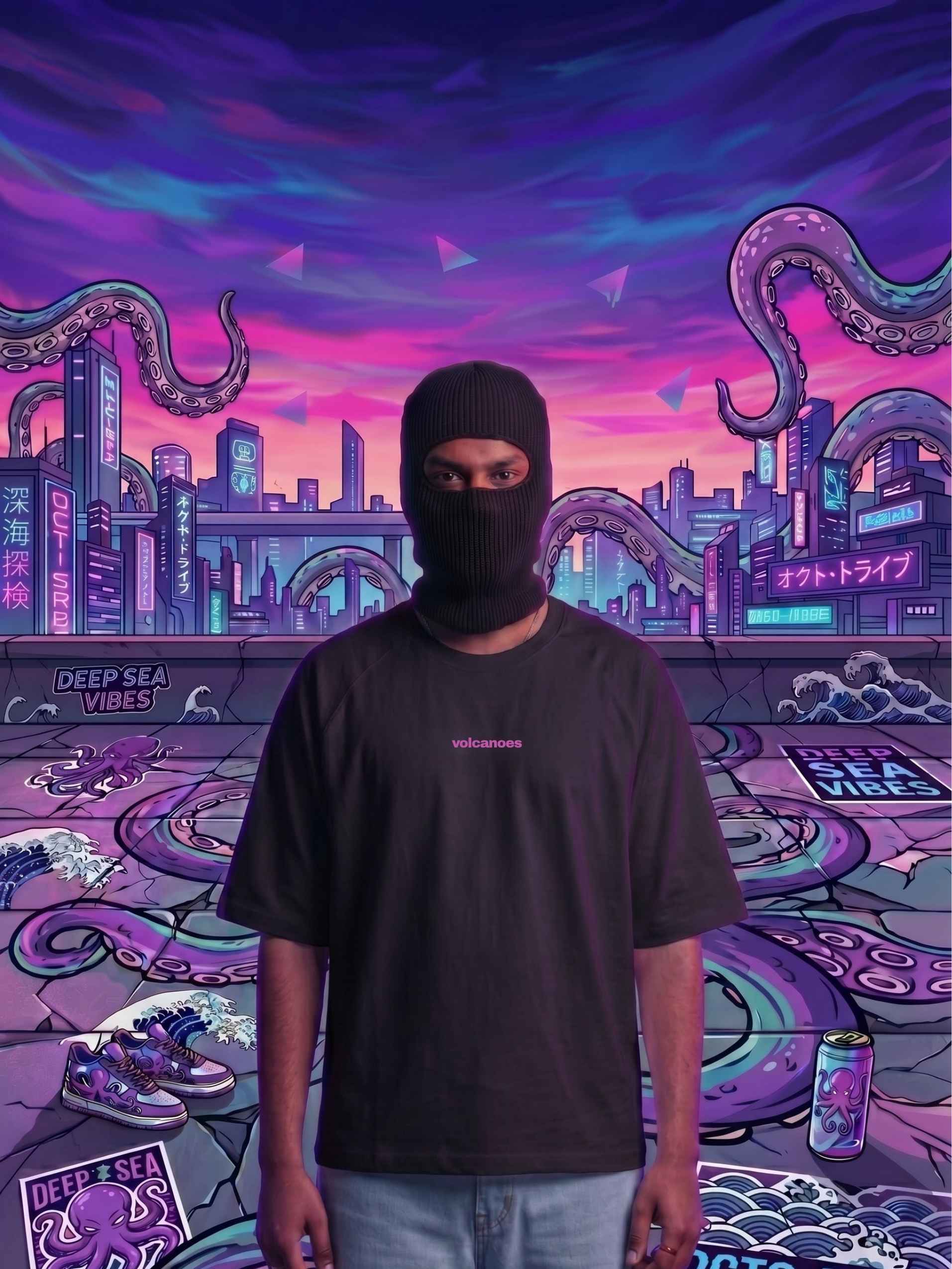 Octo Zero-G Raglan - Black