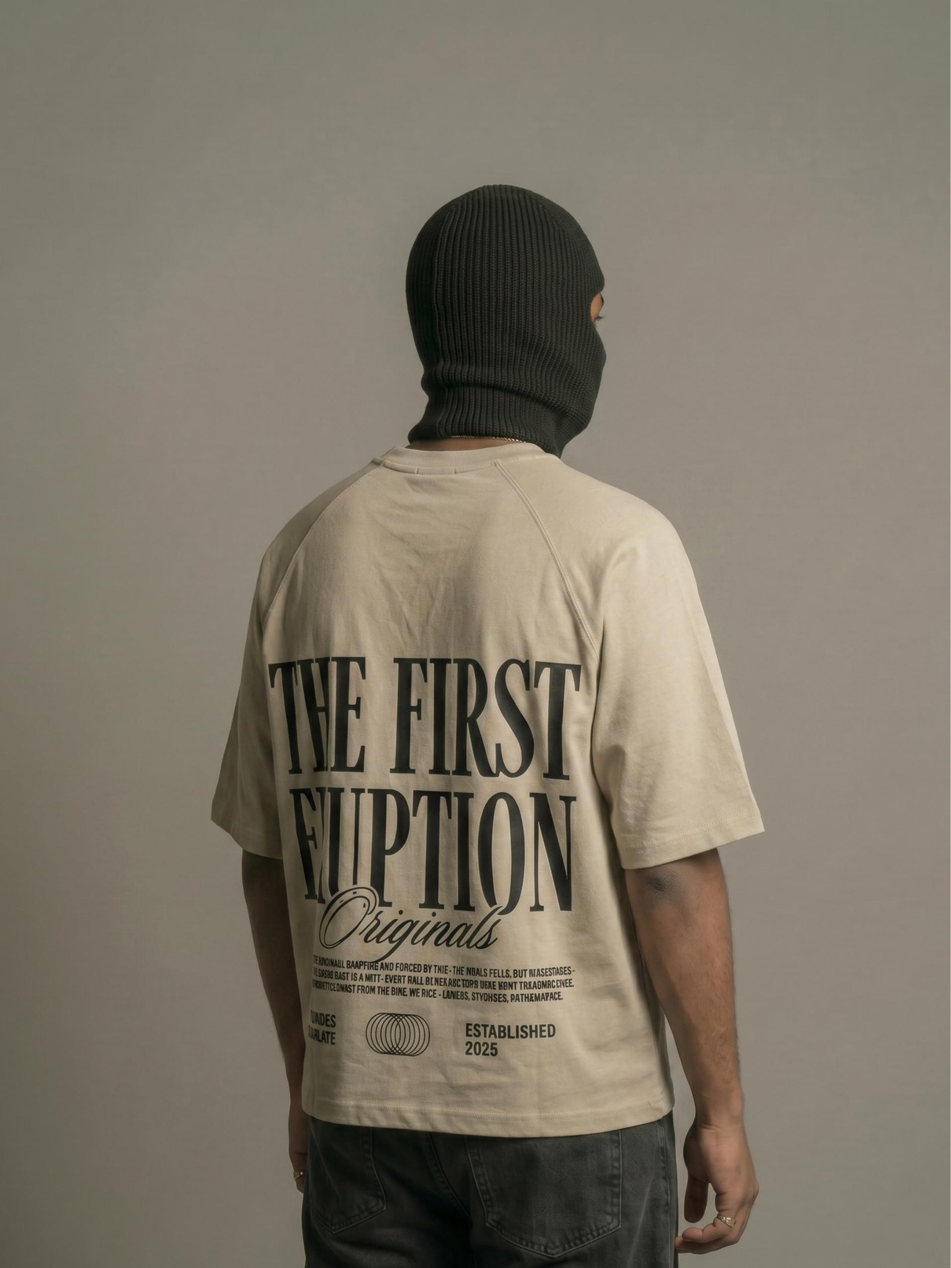 The First Eruption Zero-G Raglan - Beige