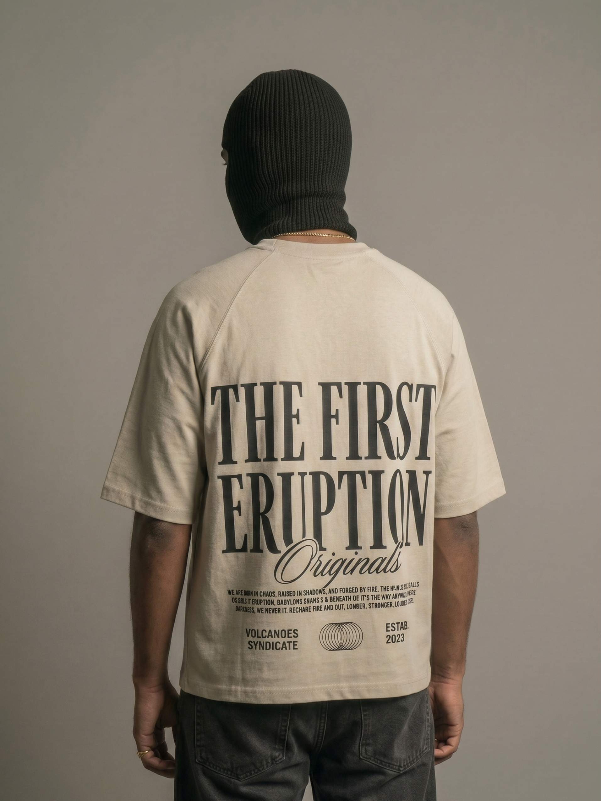 The First Eruption Zero-G Raglan - Beige
