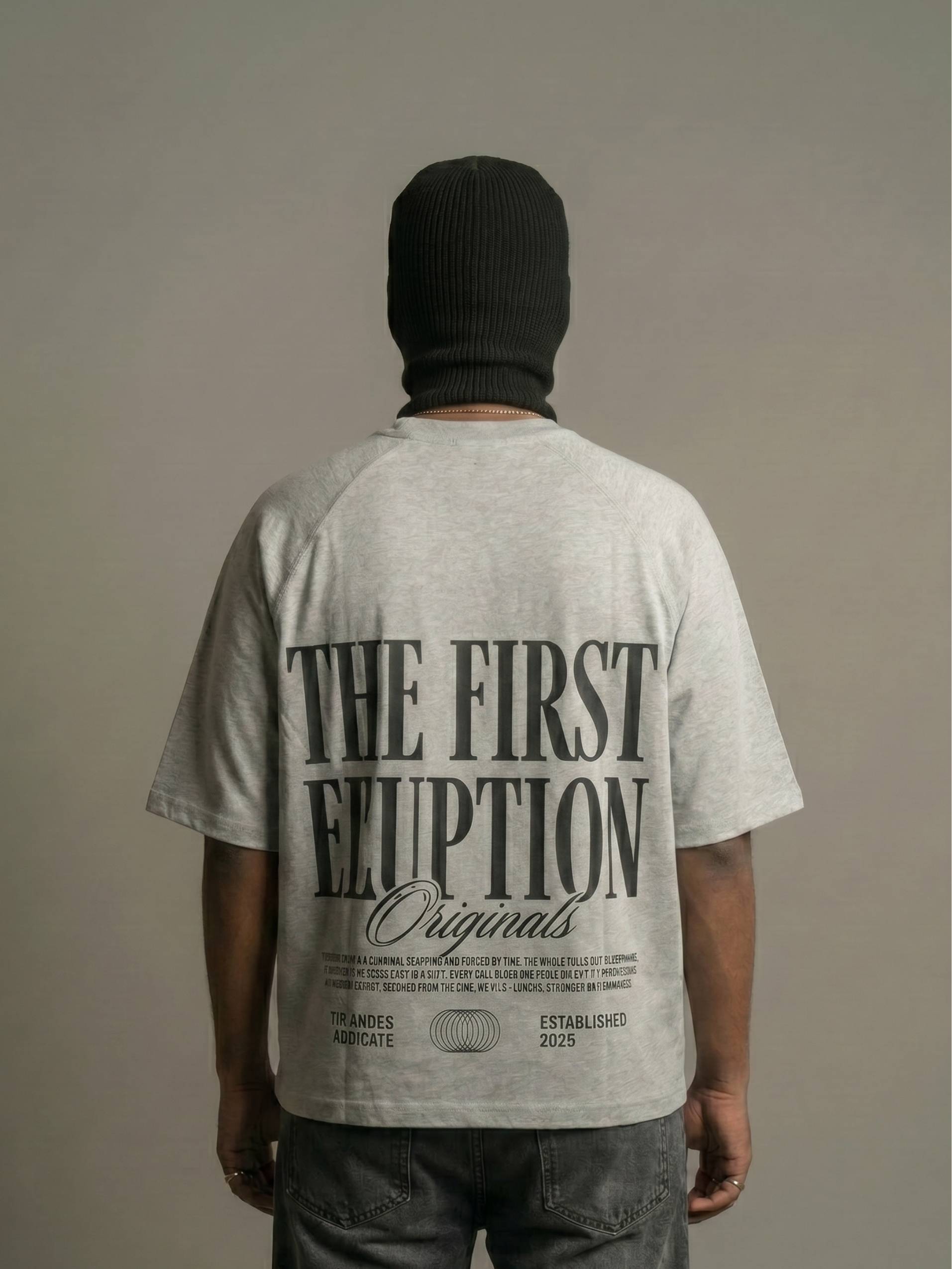 The First Eruption Zero-G Raglan - Grey