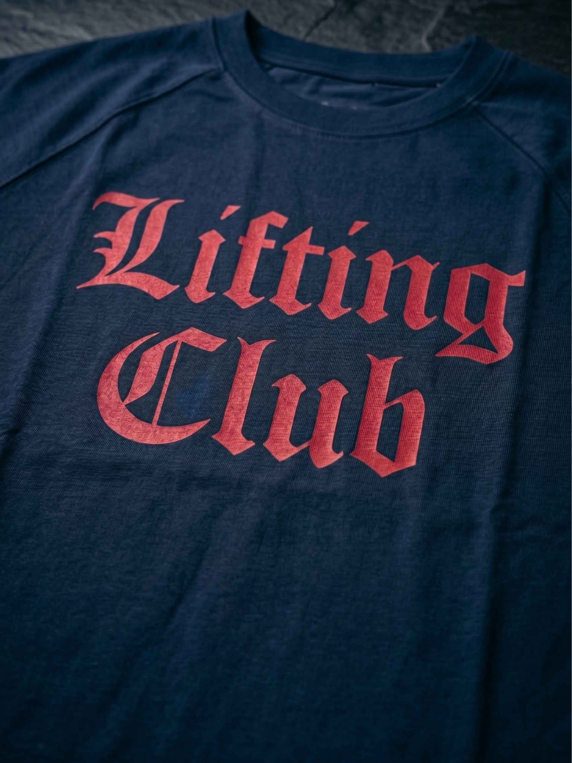 Gothic Lifting Club Zero-G Raglan - Navy Blue