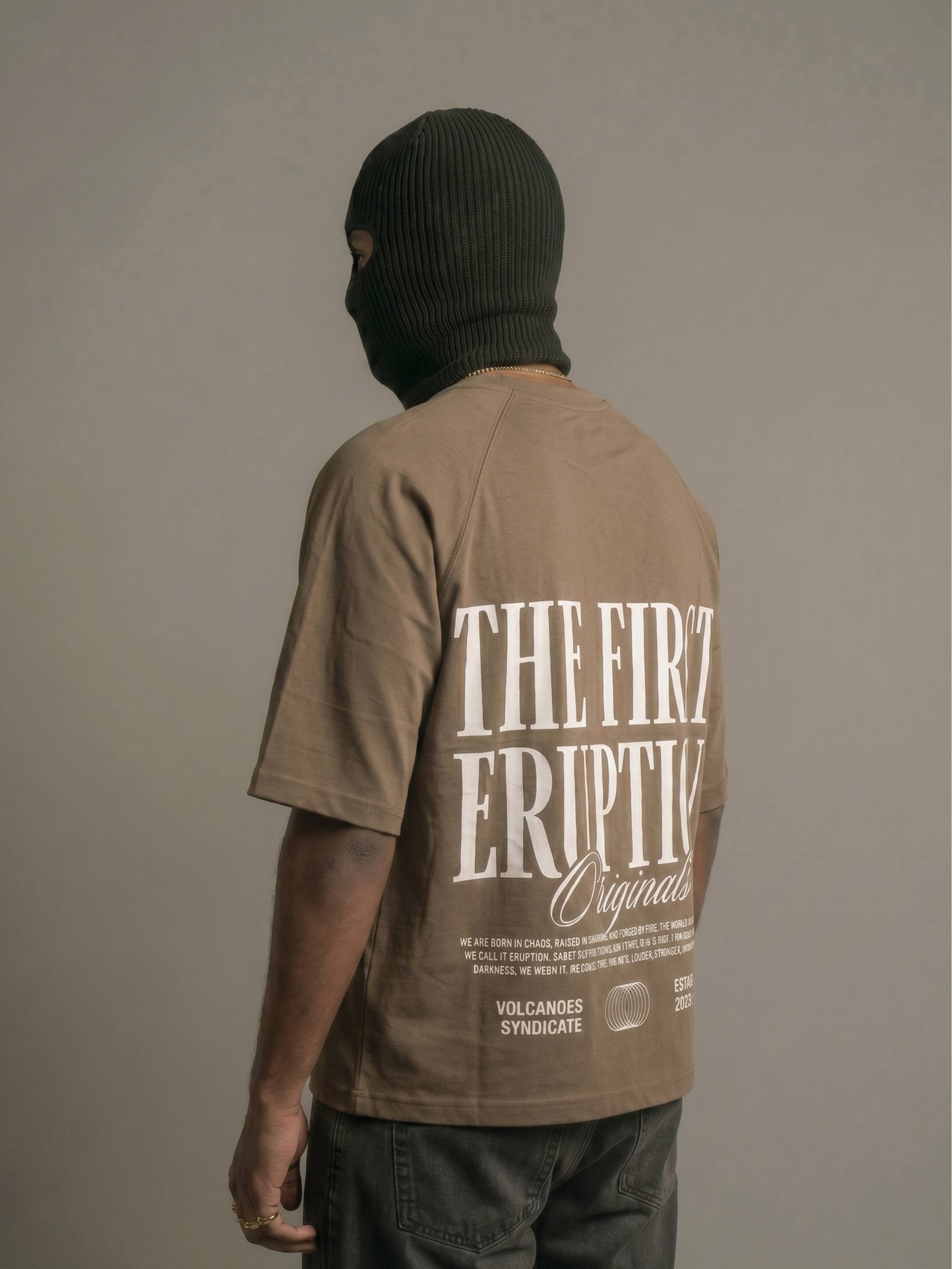The First Eruption Zero-G Raglan - Brown