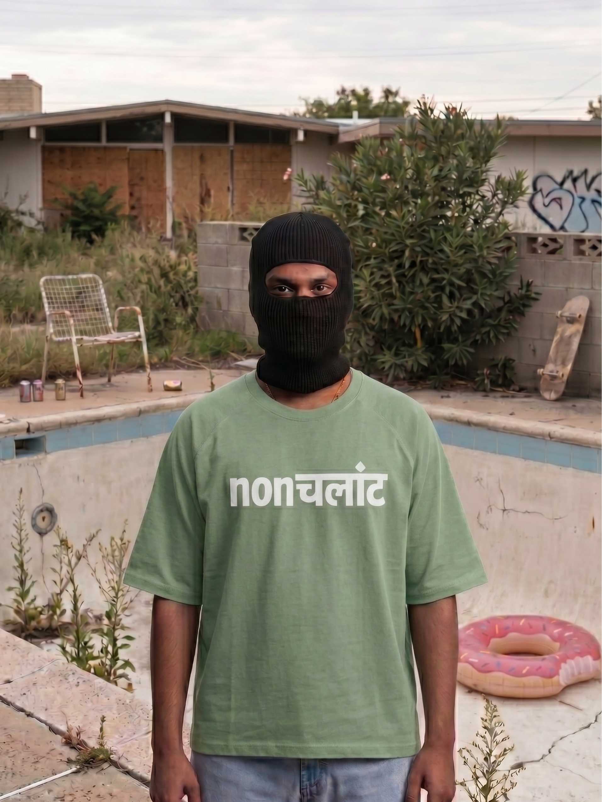 Nonchalant Zero-G Raglan - Green