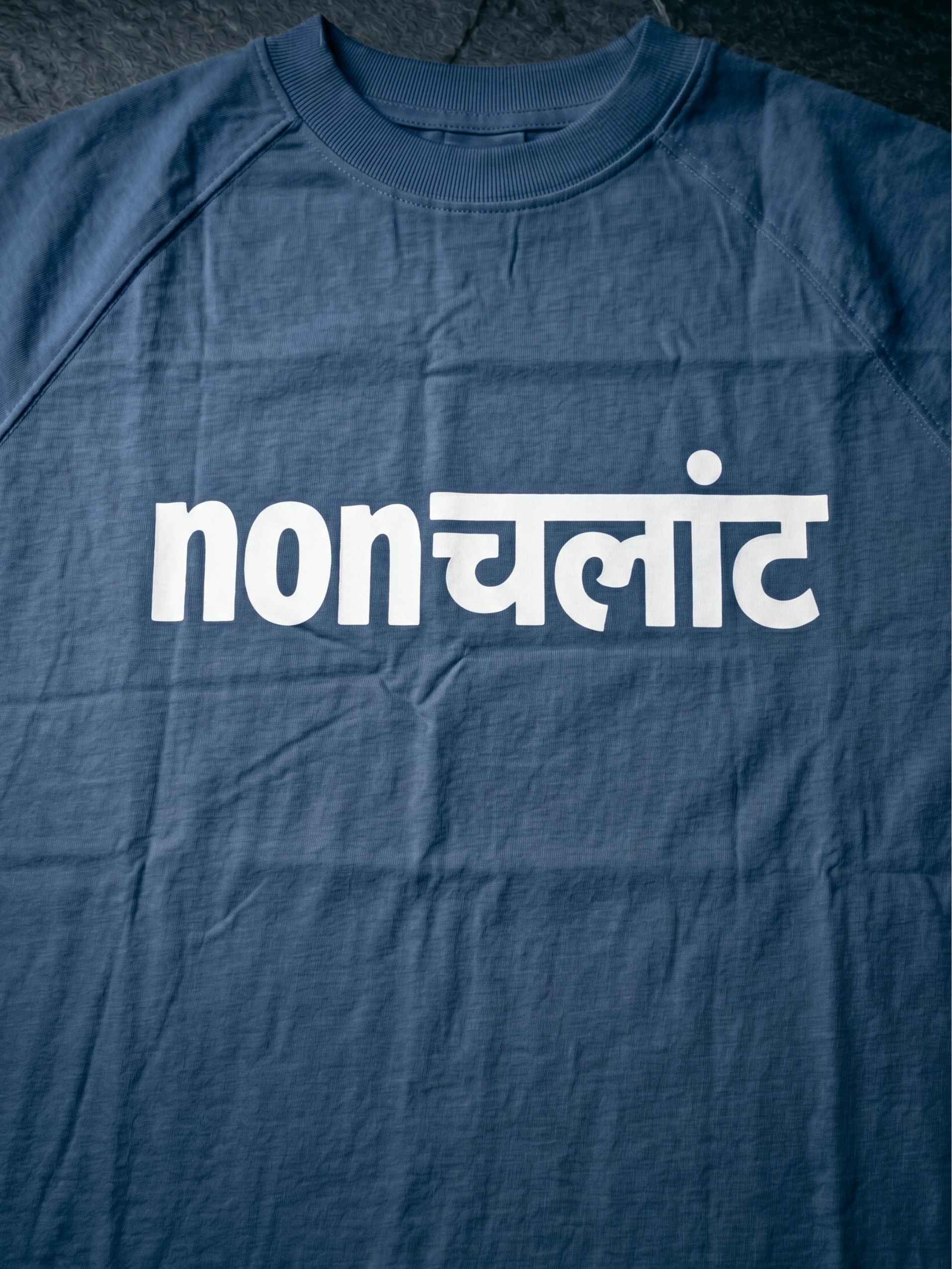 Nonchalant Zero-G Raglan - Navy Blue