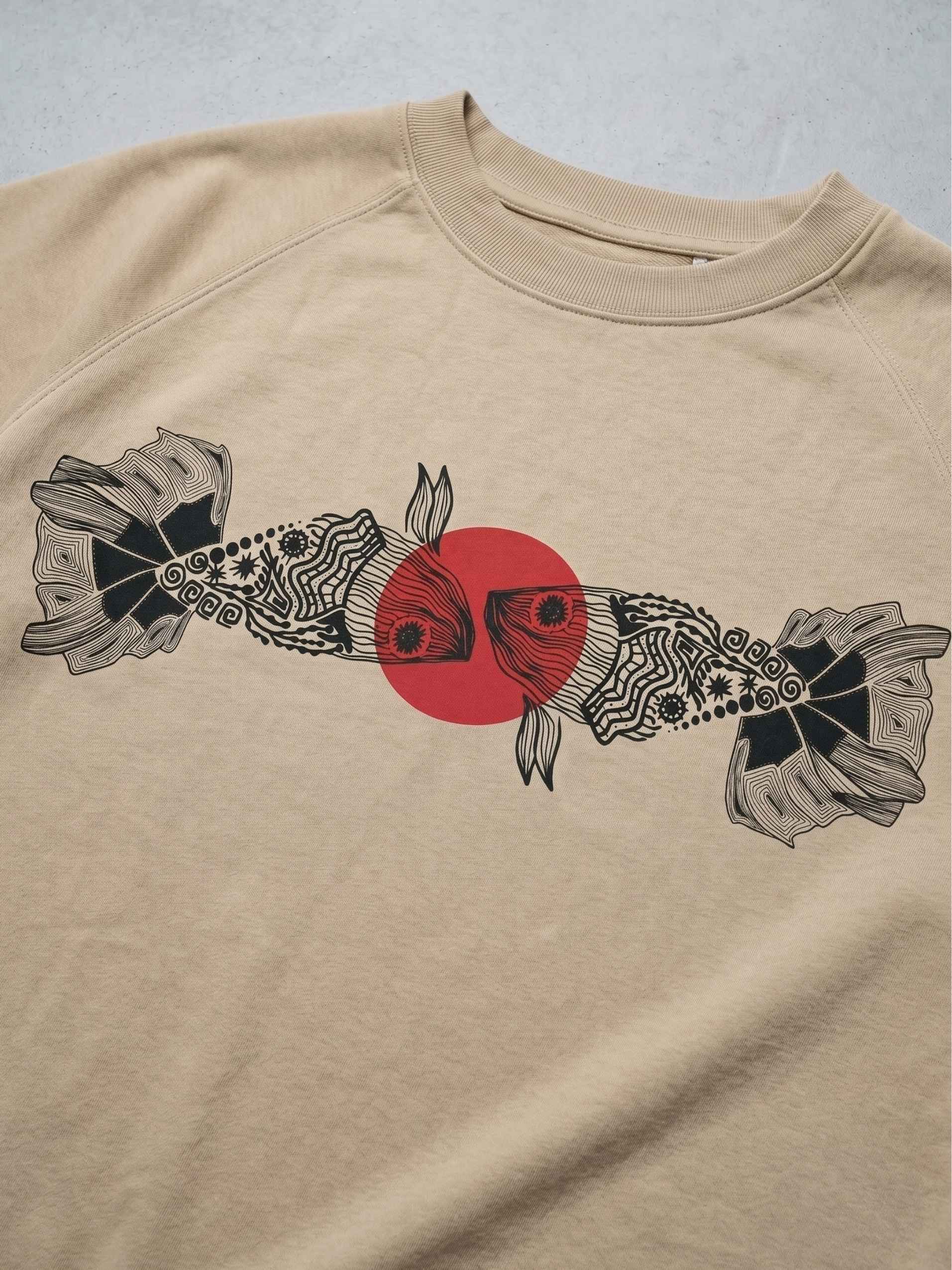 Kaizen Koi Zero-G Raglan - Beige