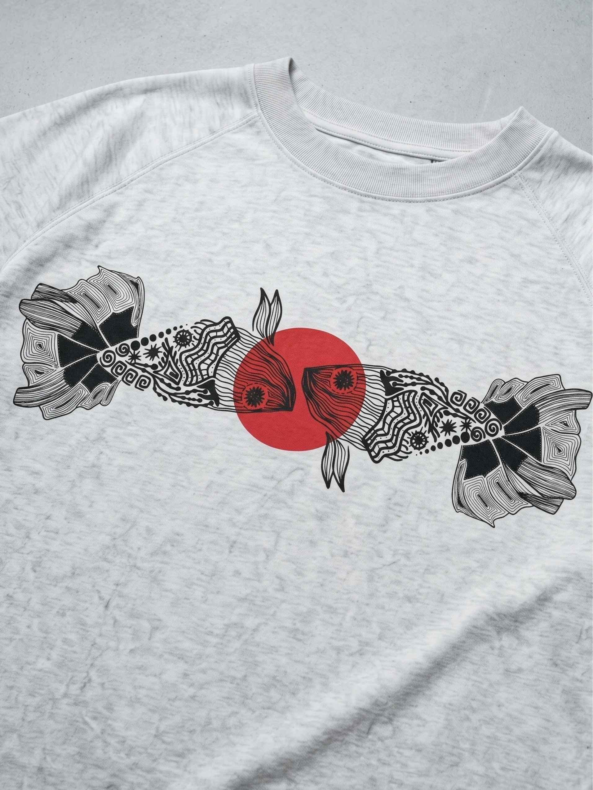 Kaizen Koi Zero-G Raglan - Grey