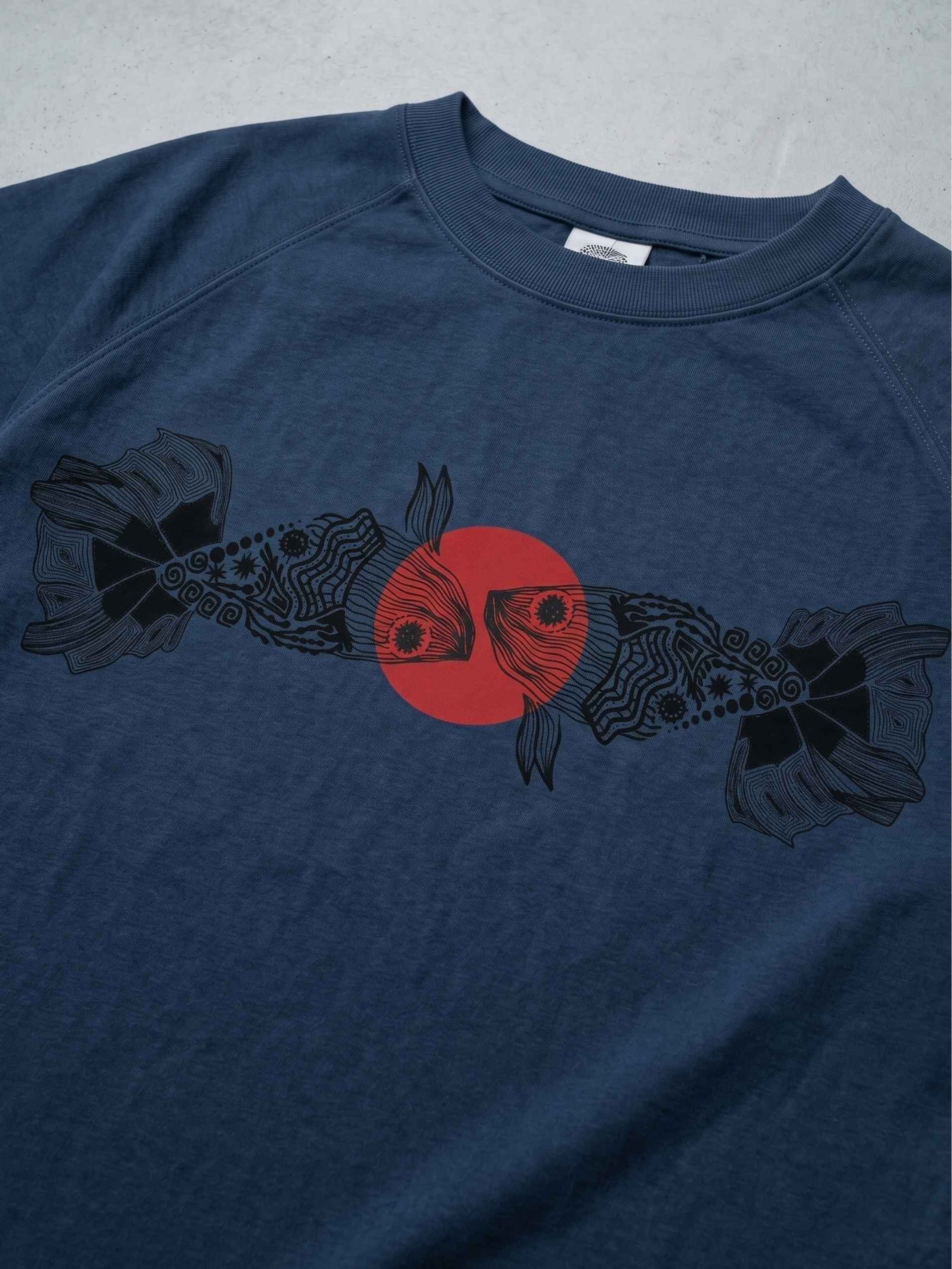 Kaizen Koi Zero-G Raglan - Navy Blue