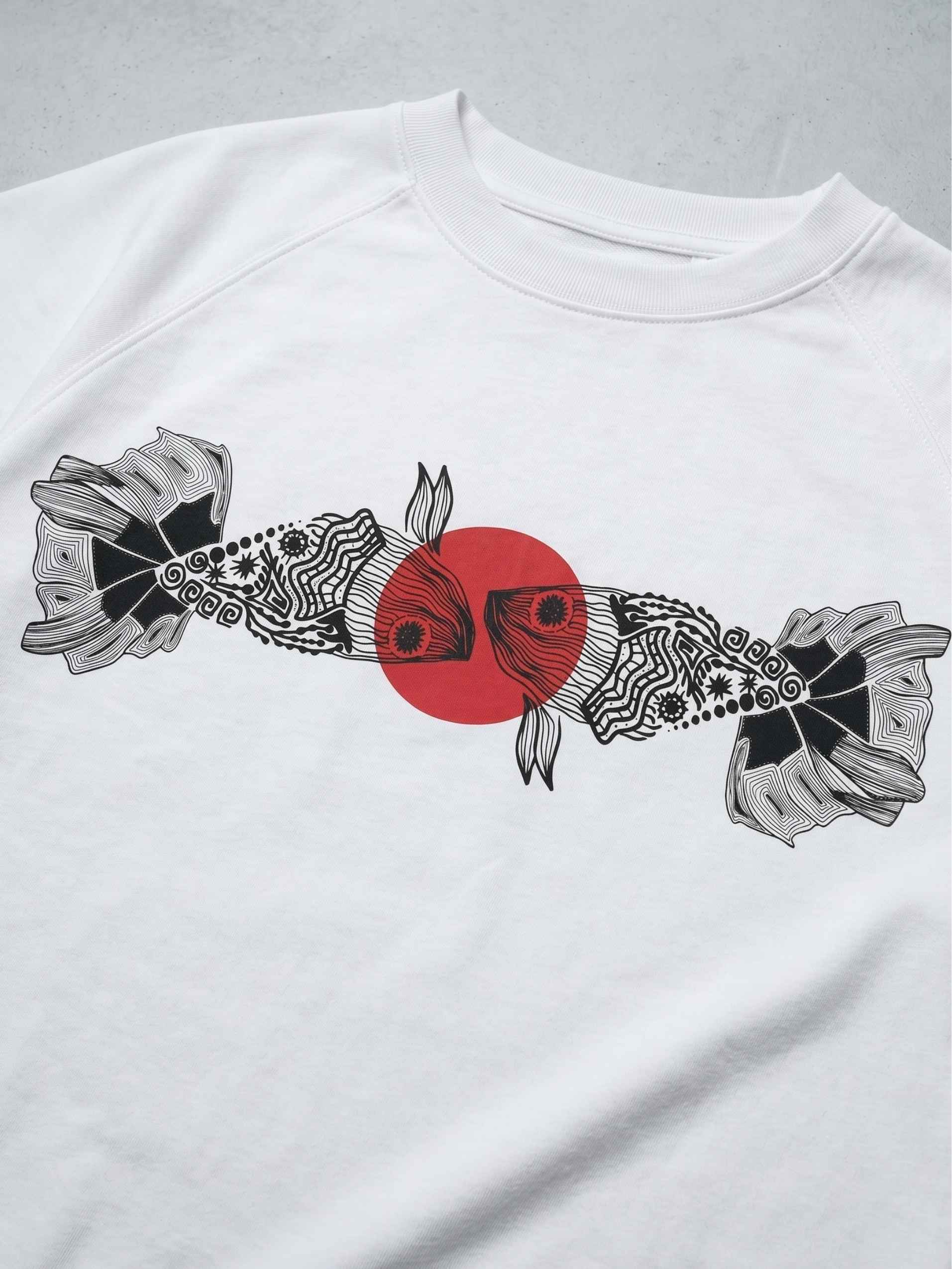 Kaizen Koi Zero-G Raglan - White
