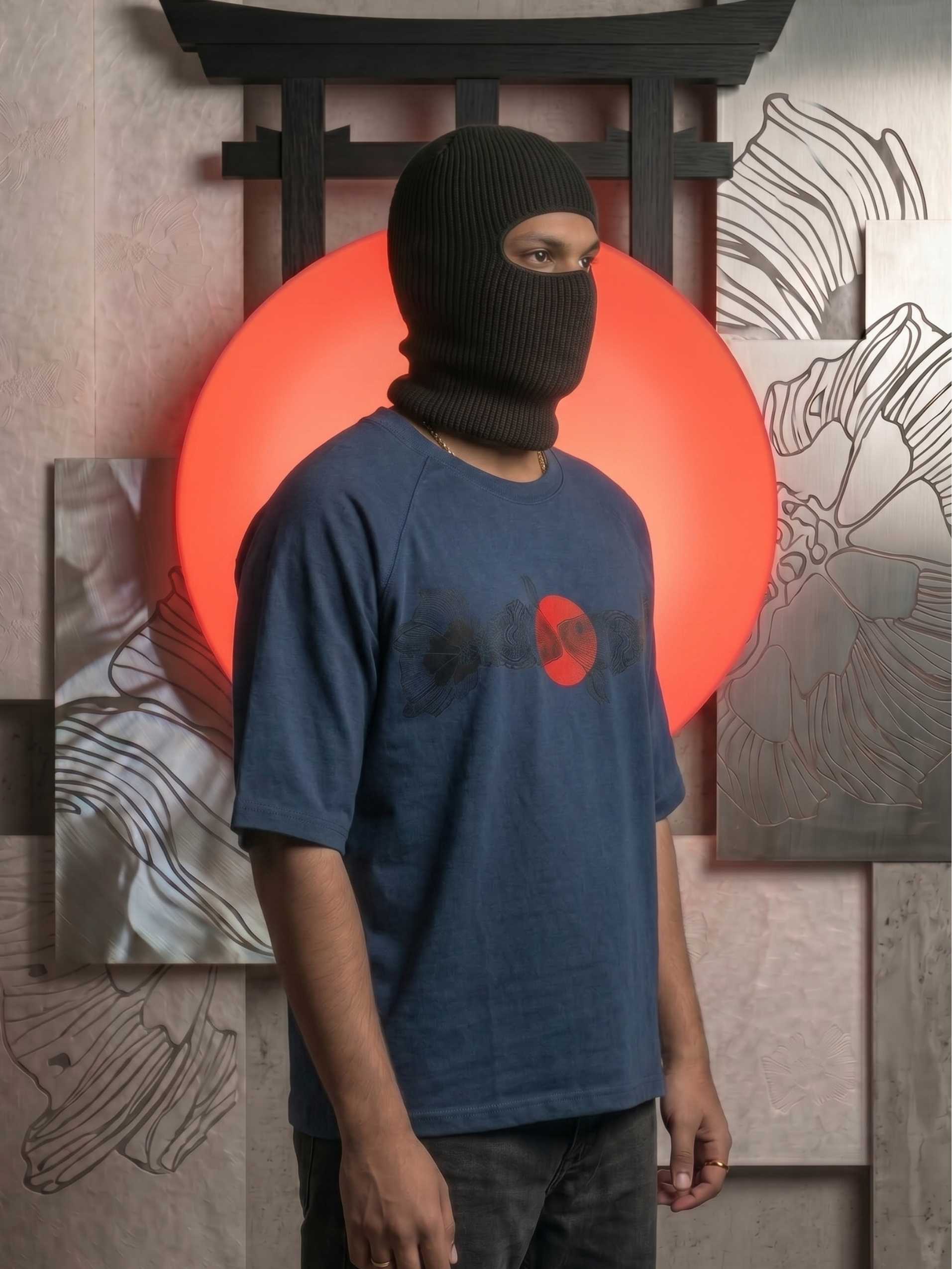 Kaizen Koi Zero-G Raglan - Navy Blue