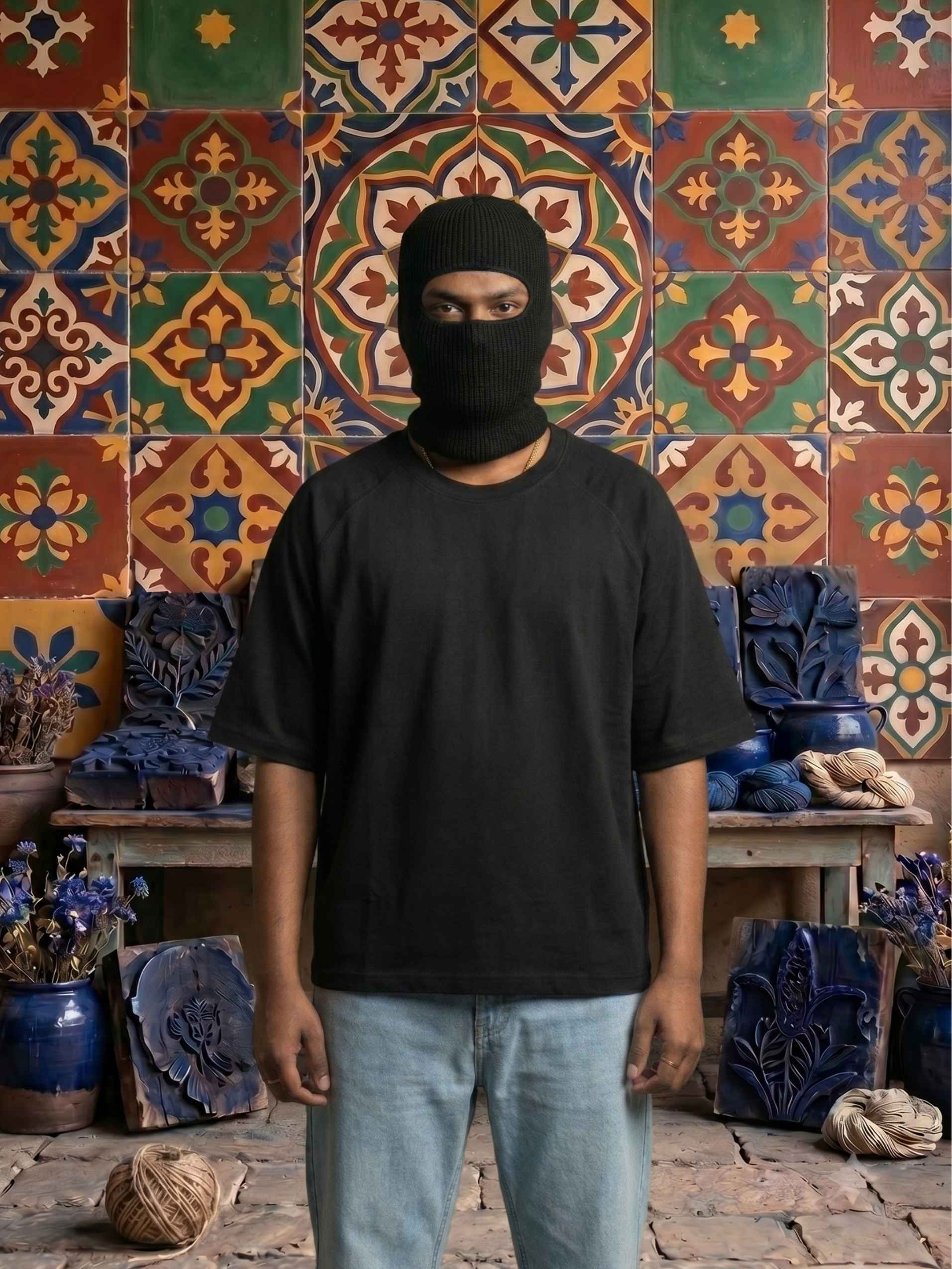 Indigo Arch Zero-G Raglan - Black